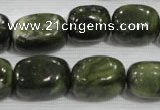 CNG762 15.5 inches 13*18mm nuggets serpentine jade beads wholesale