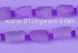 CNG7635 15.5 inches 5*7mm - 8*10mm nuggets kunzite beads