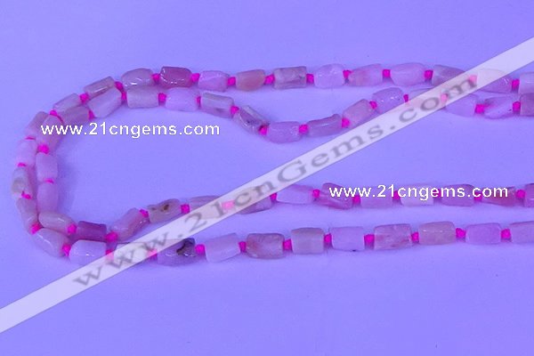 CNG7638 15.5 inches 5*7mm - 8*10mm nuggets pink opal beads