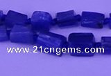 CNG7646 15.5 inches 5*7mm - 8*10mm nuggets blue kyanite beads