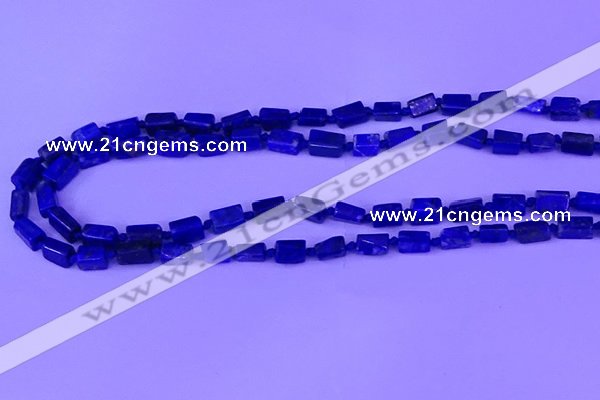 CNG7654 15.5 inches 5*6mm - 6*9mm nuggets lapis lazuli beads