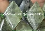 CNG7703 15.5 inches 13*20mm - 15*25mm faceted freeform prehnite beads