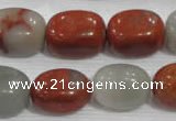 CNG773 15.5 inches 13*18mm nuggets blood stone beads wholesale