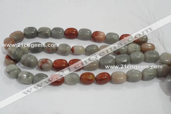 CNG773 15.5 inches 13*18mm nuggets blood stone beads wholesale