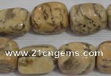 CNG775 15.5 inches 13*18mm nuggets feldspar jasper beads wholesale