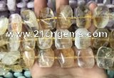 CNG7778 15.5 inches 13*18mm - 15*25mm faceted freeform citrine beads