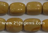 CNG779 15.5 inches 15*20mm nuggets yellow jasper beads wholesale