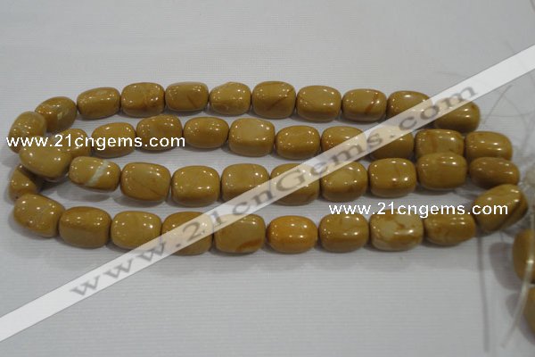 CNG779 15.5 inches 15*20mm nuggets yellow jasper beads wholesale