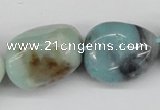 CNG78 15.5 inches 13*18mm - 25*35mm nuggets amazonite gemstone beads