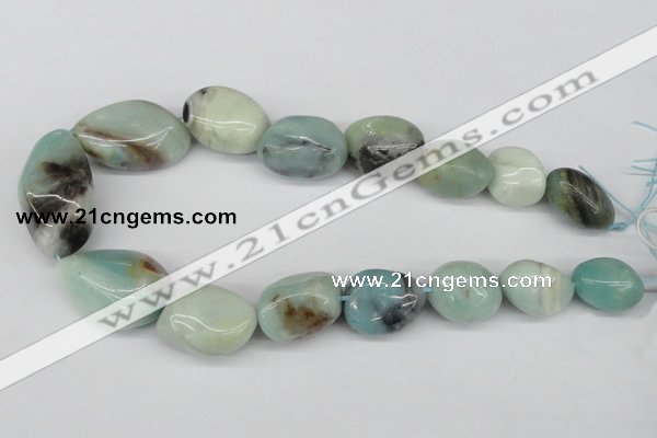 CNG78 15.5 inches 13*18mm - 25*35mm nuggets amazonite gemstone beads