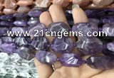 CNG7802 15.5 inches 13*18mm - 18*25mm faceted freeform amethyst beads