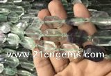 CNG7806 15.5 inches 13*18mm - 18*25mm faceted freeform fluorite beads