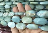 CNG7813 15.5 inches 13*18mm - 18*25mm faceted freeform amazonite beads