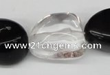 CNG79 15.5 inches 10*20mm - 20*30mm nuggets crystal & agate beads