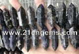 CNG7949 10*22mm - 12*45mm faceted nuggets iolite gemstone beads