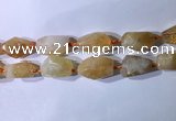 CNG7952 15.5 inches 15*25mm - 20*40mm nuggets citrine beads