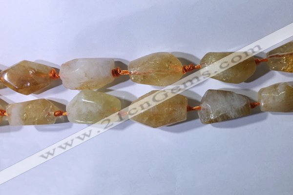 CNG7952 15.5 inches 15*25mm - 20*40mm nuggets citrine beads