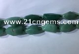 CNG7961 15.5 inches 15*25mm - 20*40mm nuggets green aventurine beads