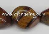 CNG80 15.5 inches 10*15mm - 25*35mm nuggets yellow tiger eye beads