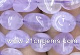 CNG8002 15.5 inches 6*8mm nuggets light lavender amethyst beads