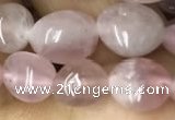 CNG8005 15.5 inches 6*8mm nuggets Madagascar rose quartz beads