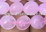 CNG8033 15.5 inches 8*10mm nuggets rose quartz beads wholesale