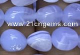 CNG8038 15.5 inches 8*10mm nuggets blue lace agate beads