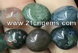 CNG8040 15.5 inches 8*10mm nuggets Indian agate beads wholesale