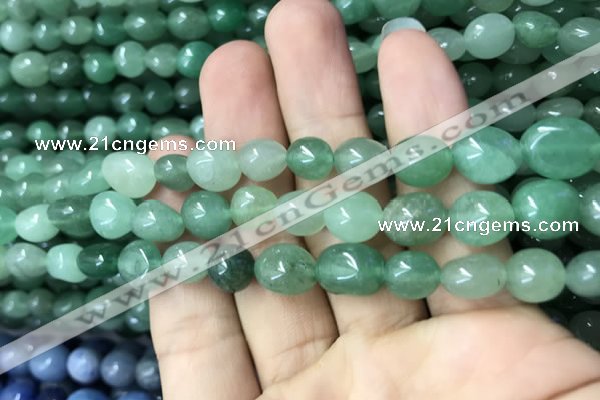 CNG8043 15.5 inches 8*10mm nuggets green aventurine beads