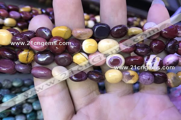 CNG8047 15.5 inches 8*10mm nuggets mookaite jasper beads