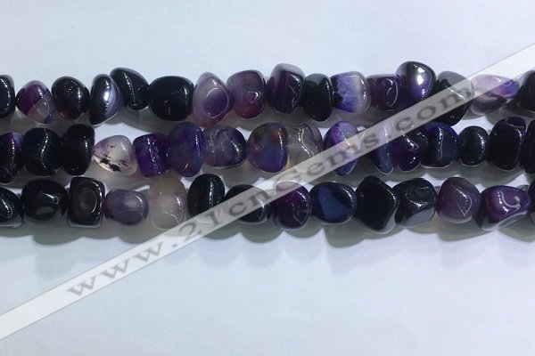 CNG8100 15.5 inches 6*8mm - 10*12mm agate gemstone chips beads
