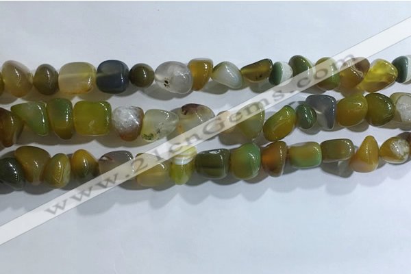 CNG8101 15.5 inches 6*8mm - 10*12mm agate gemstone chips beads