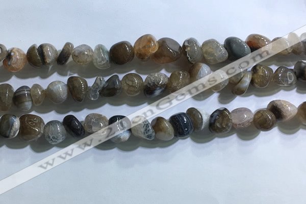 CNG8109 15.5 inches 6*8mm - 10*12mm agate gemstone chips beads