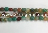 CNG8122 15.5 inches 8*12mm nuggets agate beads wholesale