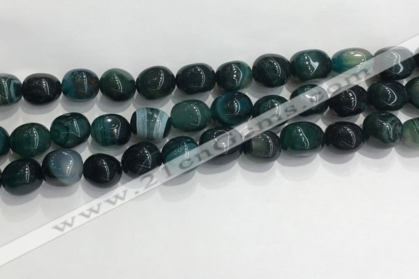 CNG8123 15.5 inches 8*12mm nuggets agate beads wholesale