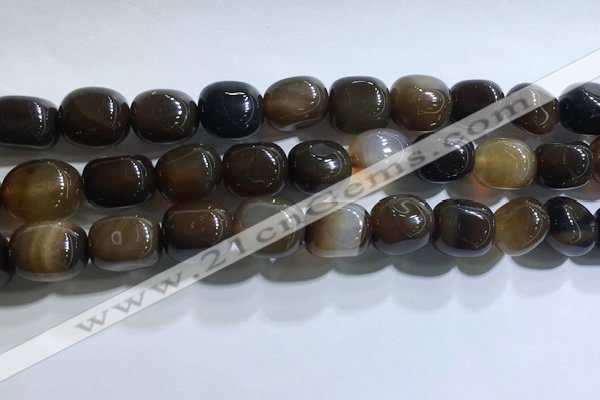 CNG8159 15.5 inches 10*14mm nuggets agate beads wholesale