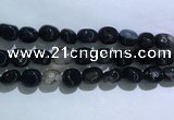 CNG8161 15.5 inches 10*14mm nuggets agate beads wholesale