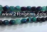 CNG8162 15.5 inches 10*14mm nuggets agate beads wholesale