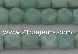 CNG819 15.5 inches 9*12mm faceted nuggets amazonite beads