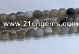 CNG8194 15.5 inches 10*14mm nuggets striped agate beads wholesale