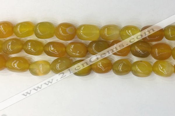 CNG8246 15.5 inches 13*18mm nuggets agate beads wholesale