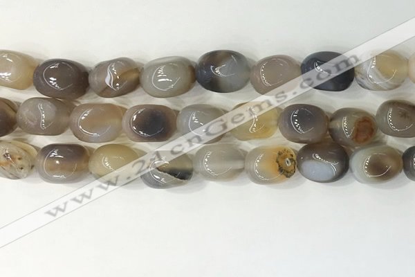 CNG8259 15.5 inches 13*18mm nuggets agate beads wholesale