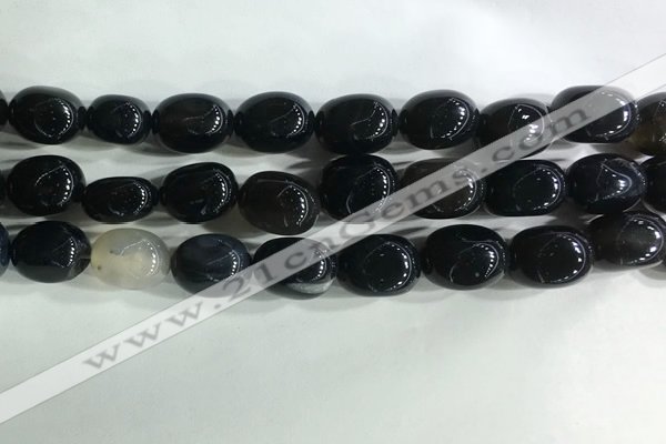 CNG8261 15.5 inches 13*18mm nuggets agate beads wholesale