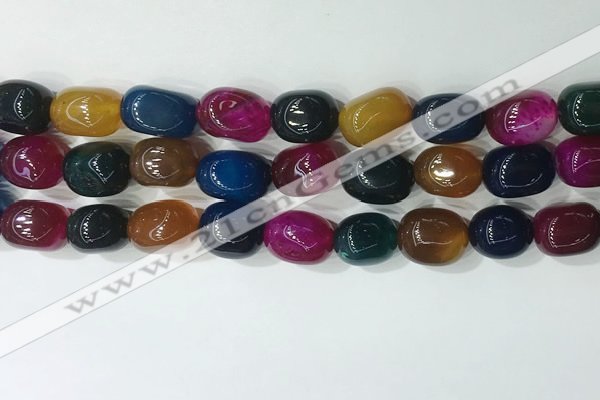 CNG8262 15.5 inches 13*18mm nuggets agate beads wholesale