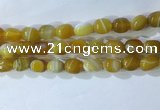 CNG8265 15.5 inches 13*18mm nuggets striped agate beads wholesale