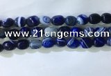 CNG8270 15.5 inches 13*18mm nuggets striped agate beads wholesale