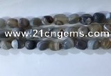 CNG8277 15.5 inches 13*18mm nuggets striped agate beads wholesale