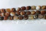 CNG8278 15.5 inches 13*18mm nuggets striped agate beads wholesale