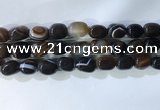 CNG8280 15.5 inches 13*18mm nuggets striped agate beads wholesale