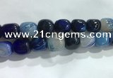 CNG8297 15.5 inches 15*20mm nuggets agate beads wholesale